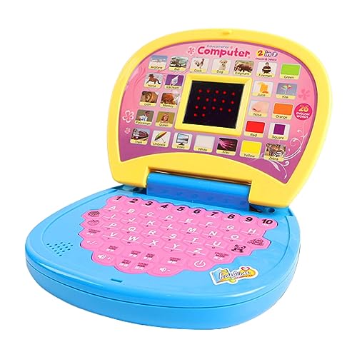 BAYORE Laptop Lernspielzeug Für Chinesisch Und Englisch Elektronisch Tragbar Für Kinder Baby Lernspielzeug Computer Frühes Lernspielzeug Kleinkind Laptop Spielzeug Alter 2–4 Kleinkind Laptop 1–3 von BAYORE