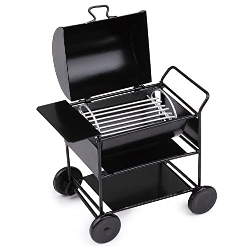 BAYORE Modelleisengrill BBQ Grill 1/12 Puppenhaus ACCS 1:10 Raupenauto Für Spielspielzeug Dekorationszubehör Miniaturgrill Miniatur Barbecue Sauce Miniaturgrill Für Puppenhaus Miniaturgrill von BAYORE