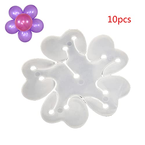 Einzelne Doppelschicht Pflaumenblüten Clip Hochzeit Festival Geburtstag Party Layout Ballon Zubehör Blumen Clip Ballon Kette Bogen von BAYORE