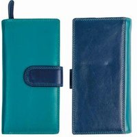 BB KLOSTERMANN 32058 Langbörse Echt Leder türkis-blau von BB KLOSTERMANN