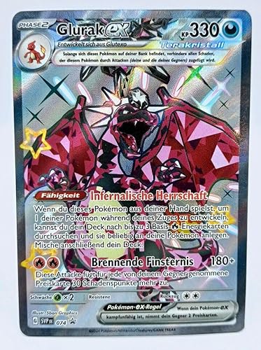 BB-Toy-Trades Glurak SVP-074 Karmesin & Purpur Paldeas Schicksale Promo Karte - DEUTSCH - Einzelkarte Fullart Holo von BB-Toy-Trades