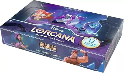 BB-Toy-Trades Lorcana: Ursulas Rückkehr - Display Box mit 24 Booster Packs - DEUTSCH - Sammelkarten NEU & OVP von BB-Toy-Trades