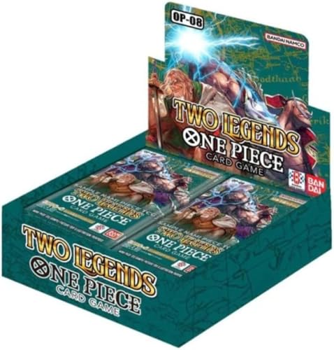 BB-Toy-Trades One Piece Card Game - Two Legends Booster Display Box OP-08 ENGLISCH NEU & OVP Toploader von BB-Toy-Trades