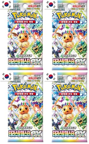 Bundle aus BB-Toy-Trades Toploader & 4 Pokemon Terastal Festival ex Booster Packs sv8a - KOREANISCH/Korean NEU & OVP von BB-Toy-Trades