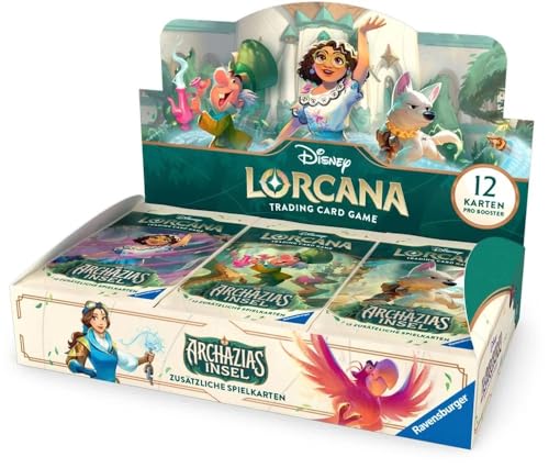 BB-Toy-Trades Lorcana Archazias Insel - Display Box mit 24 Booster Packs - DEUTSCH - Sammelkarten NEU & OVP Toploader von BB-Toy-Trades