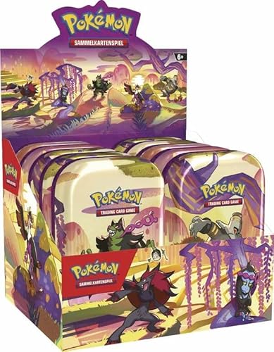 Pokemon Karmesin & Purpur Nebel der Sagen Mini Tin Display Box (10 Mini Tins) - Deutsch - NEU & OVP SV6.5 + BB-Toy-Trades Toploader von BB-Toy-Trades