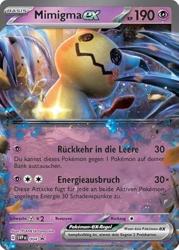 kompatibel für Pokemon Sammelkarte - Mimigma ex SVP004 Oversized XXL Promo Karte - Mega Jumbo Einzelkarte (Mimigma ex) von BB-Toy-Trades