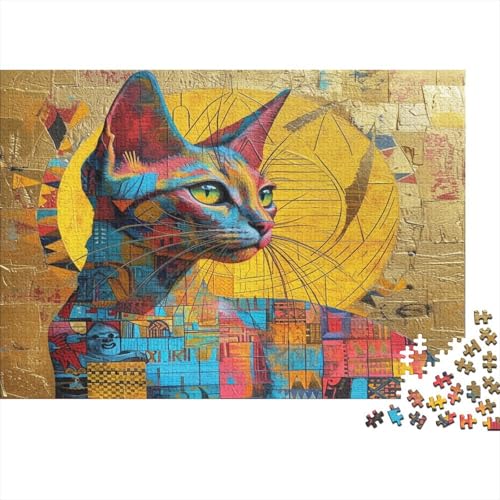 Cute Kat Puzzle 1000 Teile Für Erwachsene Und Kinder Ab 14 Jahrenfür Stressabbauer Puzzlespiel Erwachsenen Puzzlespiel Puzzel 1000pcs (75x50cm) von BBDJKEOPP