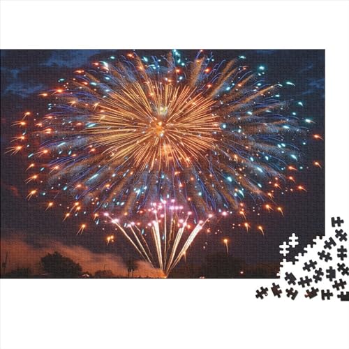 Feuerwerk Puzzlespiel 1000 Teile Jigsaw Puzzle 1000 Puzzle FüR Erwachsene Kinder Senioren Erwachsenen Puzzlespiel Puzzel 1000pcs (75x50cm) von BBDJKEOPP