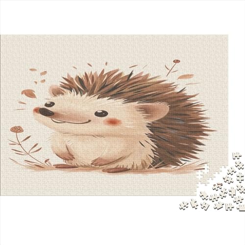 Igel Puzzle 1000 Teile,Puzzle Für Erwachsene, Impossible Puzzle,Puzzle 1000 Puzzle Home DekoRatteion Puzzle,Erwachsenenpuzzle Puzzel 1000pcs (75x50cm) von BBDJKEOPP