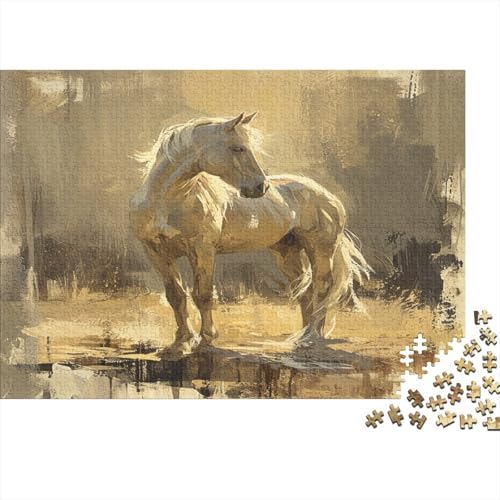 Pferd Puzzle 1000 Teile - Puzzle Für Erwachsene, Puzzle, Puzzlespiel Erwachsenen Puzzlespiel Puzzel 1000pcs (75x50cm) von BBDJKEOPP