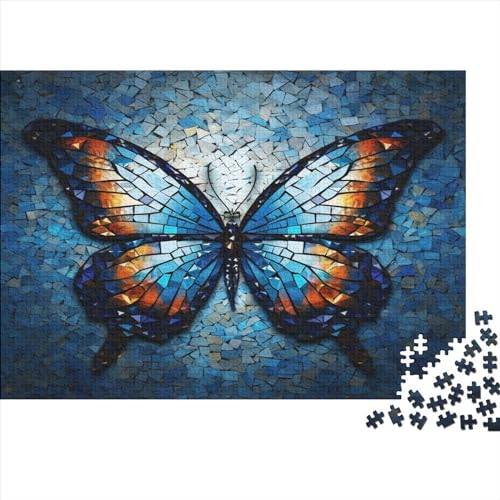 Schmetterling Puzzle 1000 Teile,Puzzle Für Erwachsene, Impossible Puzzle, GesKükenlichkeitsspiel Für Die Ganze Familie,Puzzle Legespiel- Erwachsenenpuzzle Puzzel 1000pcs (75x50cm) von BBDJKEOPP