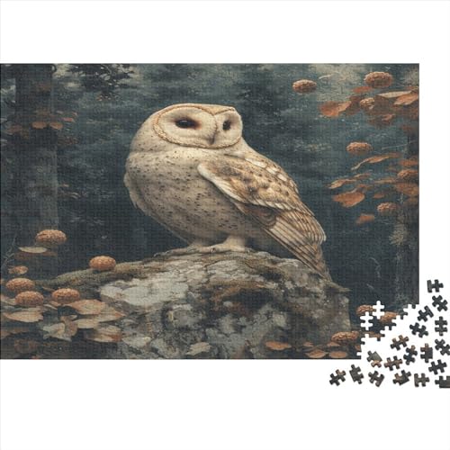 White Eule Puzzle 1000 Teile Erwachsener Kniffel Spaß Für Die Ganze Familie - Abwechslungsreiche 1000 Puzzleteilige Motive Puzzlespiel Erwachsene, Puzzel 1000pcs (75x50cm) von BBDJKEOPP