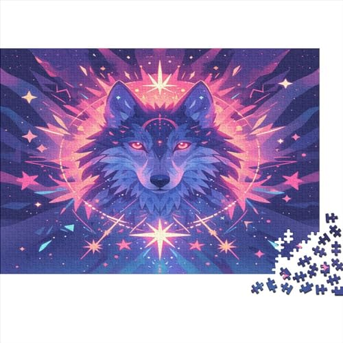 Wolf Puzzle 1000 Teile Puzzle Für Erwachsene Und Kinder Ab 14 Jahren Puzzel 1000pcs (75x50cm) von BBDJKEOPP