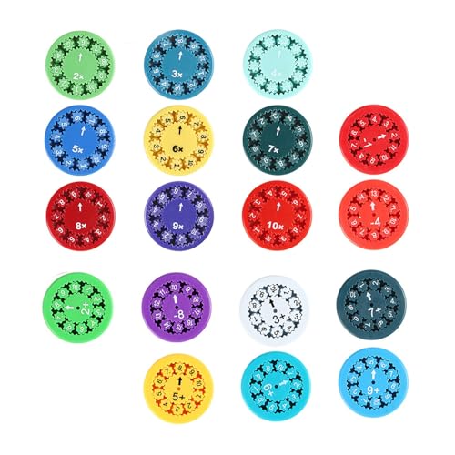 Mathe-Fidget-Spinner, Mathe-Fakten-Fidget-Spinner, Mathe-Fidget-Spielzeug for Multiplizieren, Mathe-Lern- Und Bildungsspielzeug(2SETS) von BBEQRVV