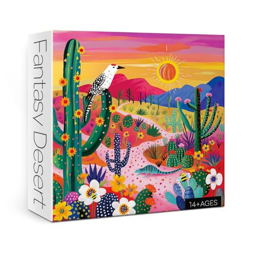 Bunte Sukkulenten-Wüstenpuzzles für Erwachsene, 1000 Teile, Naturpflanze, Kaktus, Puzzle, Vogelkunst, Fantasie-Puzzles Bunte Sukkulenten-Wüstenpuzzles für Erwachsene, 1000 Teile, Naturpflanze, Kaktus, Puzzle, Vogelkunst, Fantasie-Puzzles von BBOLDIN