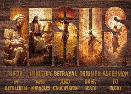 Christliche Puzzles für Erwachsene 1000 Teile, Jesus Christus Puzzle Puzzles Ostern, religiöses spirituelles Bibelpuzzle als Familiendekor Christliche Puzzles für Erwachsene 1000 Teile, Jesus Christus Puzzle Puzzles Ostern, religiöses spirituelles Bibelpuzzle als Familiendekor von BBOLDIN