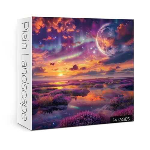 Impossible Landscape Puzzles for Adults 1000 Pieces Hard Mystery Nature Jigsaw Puzzles Difficult Challenging Art Puzzles von BBOLDIN