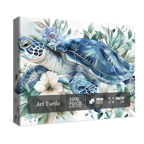 Meeresschildkröte Puzzle Pflanzenpuzzles für Erwachsene 1000 Teile Puzzles, Blumenmalerei Kunst Jigsaw Puzzle 1000 Teile Natur Puzzle, schwierige Harte Herausfordernde Puzzles für Erwachsene Meeresschildkröte Puzzle Pflanzenpuzzles für Erwachsene 1000 Teile Puzzles, Blumenmalerei Kunst Jigsaw Puzzle 1000 Teile Natur Puzzle, schwierige Harte Herausfordernde Puzzles für Erwachsene von BBOLDIN