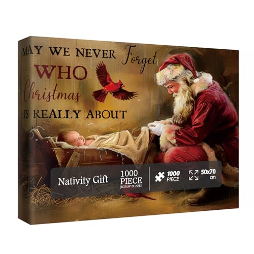 Weihnachten Jesus Krippe Puzzles für Erwachsene 1000 Teile Religiöse Feiertage Weihnachtsmann Jigsaw Puzzles Kunst Christliche Xmas Puzzles Weihnachten Jesus Krippe Puzzles für Erwachsene 1000 Teile Religiöse Feiertage Weihnachtsmann Jigsaw Puzzles Kunst Christliche Xmas Puzzles von BBOLDIN