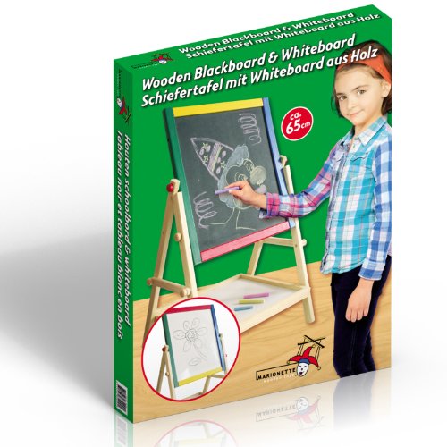 BBQ Collection Marionette Wooden Toys 85499 - Black and Whiteboard aus Holz von BAKAJI