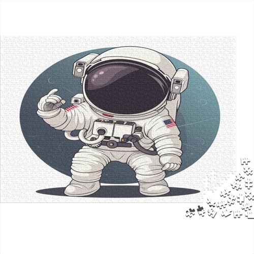 Astronaut Puzzlespiel 1000 Teile Erwachsene -Puzzle 1000 Stück Spiel Puzzles Für Erwachsene Kinder Puzzle Erwachsenen Puzzlespiel Puzzel 1000pcs (75x50cm) von BBQYNVKJR