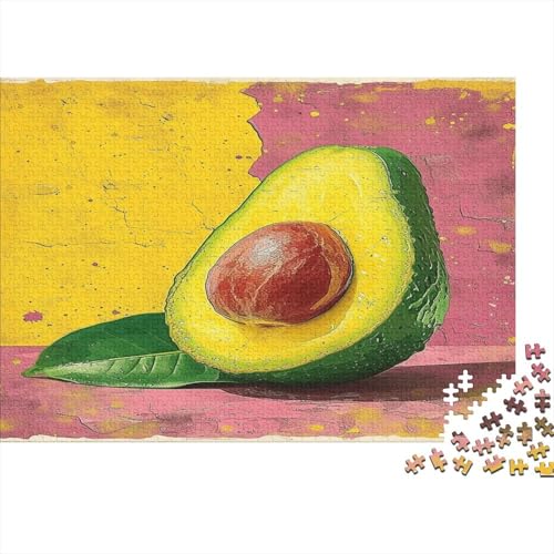 Avocado Puzzle 1000 Teile,Puzzle Für Erwachsene, Impossible Puzzle,Puzzle Farbenfrohes Legespiel,GesKükenlichkeitsspiel Für Die Ganze Familie Puzzel 1000pcs (75x50cm) von BBQYNVKJR