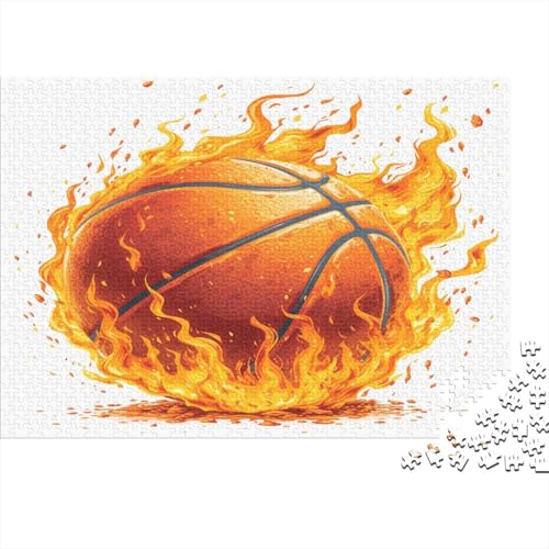 Basketball Puzzle 1000 Teile Erwachsener Kniffel Spaß Für Die Ganze Familie - Abwechslungsreiche 1000 Puzzleteilige Motive Puzzlespiel Erwachsene, Puzzel 1000pcs (75x50cm) von BBQYNVKJR