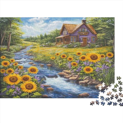 Berghütte Puzzle 1000 Teile Puzzles Für Erwachsene Klassische Puzzles 1000 Teile Erwachsene Puzzlespiel Erwachsene 1000 Teile Erwachsenen Puzzlespiel Puzzel 1000pcs (75x50cm) von BBQYNVKJR