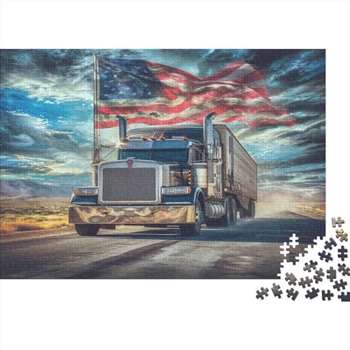 Big Truck Puzzle 1000 Teile - Puzzle Für Erwachsene, Puzzle, Puzzlespiel Erwachsenen Puzzlespiel Puzzel 1000pcs (75x50cm) von BBQYNVKJR