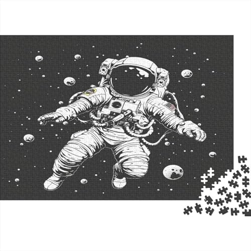 Cartoon Astronaut Puzzle 1000 Teile,Puzzle Für Erwachsene, Impossible Puzzle,Puzzle Farbenfrohes Legespiel,Geschicklichkeitsspiel Für Die Ganze Familie Puzzel 1000pcs (75x50cm) von BBQYNVKJR