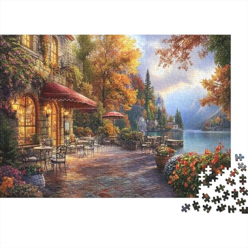 Comer See 1000 Teile,Impossible Puzzle,Geschicklichkeitsspiel Für Die Ganze Familie, Erwachsenen Puzzlespiel Puzzel 1000pcs (75x50cm) von BBQYNVKJR