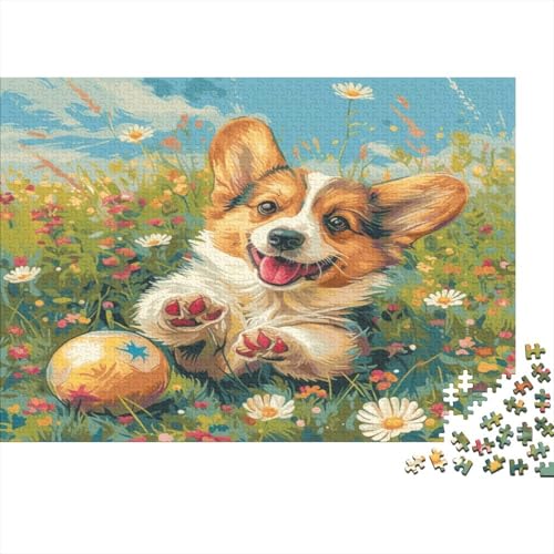 Corgi Puzzle 1000 Teile Puzzle Für Erwachsene Und Kinder Ab 14 Jahren Puzzel 1000pcs (75x50cm) von BBQYNVKJR