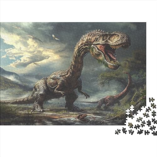 Dinosaurier Puzzle 1000 Teile,Puzzle Für Erwachsene, Impossible Puzzle,Puzzle 1000 Puzzle Home DekoRatteion Puzzle,Erwachsenenpuzzle Puzzel 1000pcs (75x50cm) von BBQYNVKJR