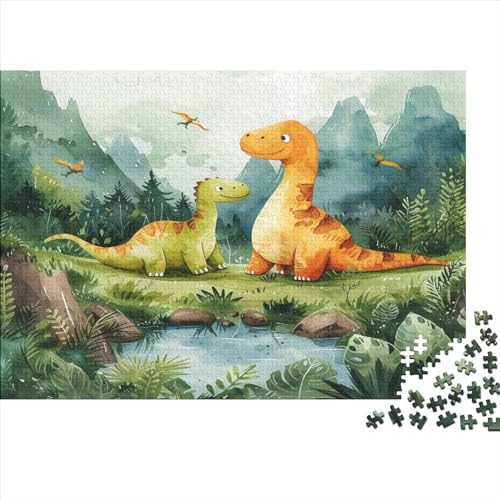 Dinosaurier Puzzle 1000 Teile Puzzles Für Erwachsene Klassische Puzzles 1000 Teile Erwachsene Puzzlespiel Erwachsene 1000 Teile Erwachsenen Puzzlespiel Puzzel 1000pcs (75x50cm) von BBQYNVKJR