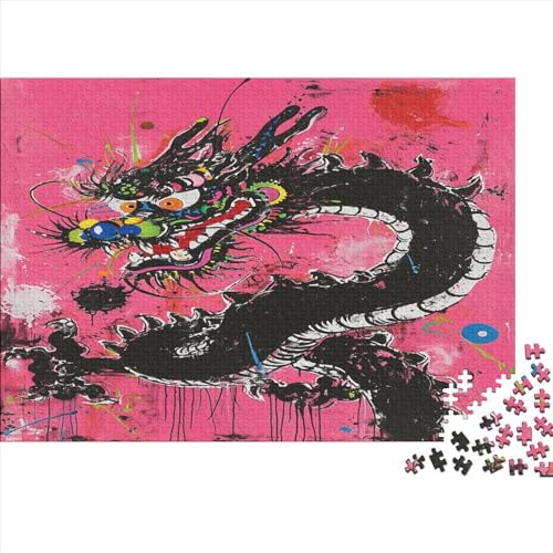 Drache 1000 Teile Puzzle, Puzzles Für Erwachsene, 1000 Teile Puzzlespiel Für Jugendliche & Erwachsene Puzzlespiel Puzzel 1000pcs (75x50cm) von BBQYNVKJR