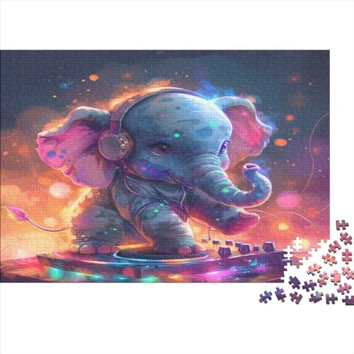 Elefant Puzzlespiel 1000 Teile Puzzles Für Erwachsene Lernspiel Herausforderung Spielzeug 1000 Teile Puzzles Für Erwachsene Kinder Erwachsenen Puzzlespiel Puzzel 1000pcs (75x50cm) von BBQYNVKJR