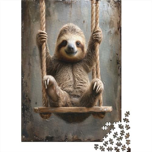 Faultier Puzzle 1000 Teile Erwachsener Kniffel Spaß Für Die Ganze Familie - Abwechslungsreiche 1000 Puzzleteilige Motive Puzzlespiel Erwachsene, Puzzel 1000pcs (75x50cm) von BBQYNVKJR