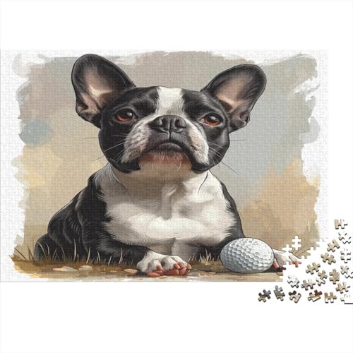 Französische Bulldogge Puzzle 1000 Teile Puzzles Für Erwachsene Klassische Puzzles 1000 Teile Erwachsene Puzzlespiel Erwachsene 1000 Teile Erwachsenen Puzzlespiel Puzzel 1000pcs (75x50cm) von BBQYNVKJR