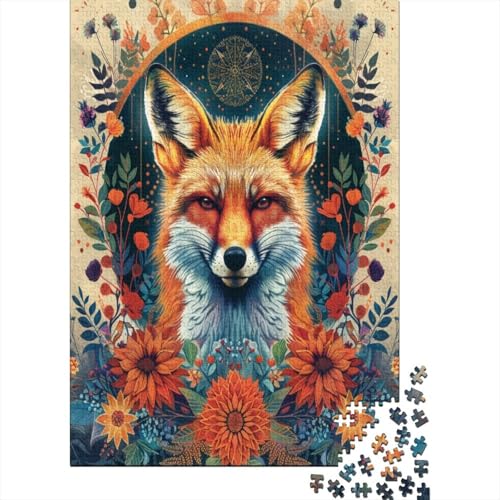 Fuchs Puzzle 1000 Teile Erwachsener Kniffel Spaß Für Die Ganze Familie - Abwechslungsreiche 1000 Puzzleteilige Motive Puzzlespiel Erwachsene, Puzzel 1000pcs (75x50cm) von BBQYNVKJR