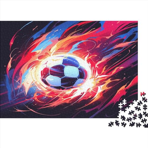 Fußball Puzzle 1000 Teile Erwachsener Kniffel Spaß Für Die Ganze Familie - Abwechslungsreiche 1000 Puzzleteilige Motive Puzzlespiel Erwachsene, Puzzel 1000pcs (75x50cm) von BBQYNVKJR