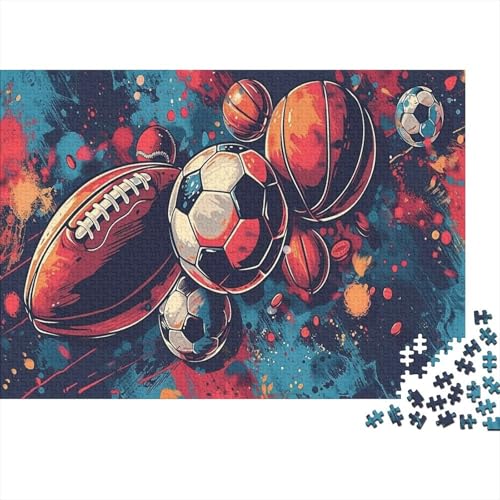 Fußball Puzzlespiel 1000 Teile Puzzle Für Erwachsene Und Kinder Ab 14 Jahren, Erwachsenen Puzzlespiel Puzzel 1000pcs (75x50cm) von BBQYNVKJR