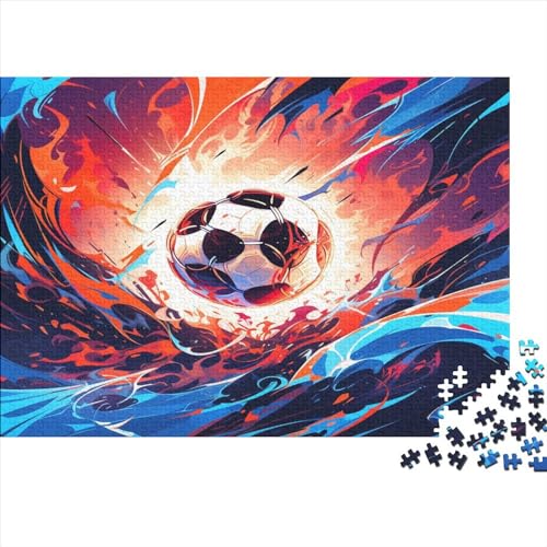 Fußball Puzzlespiel 1000 Teile Puzzle Für Erwachsene Und Kinder Ab 14 Jahren, Puzzle-Motiv Erwachsenen Puzzlespiel Puzzel 1000pcs (75x50cm) von BBQYNVKJR