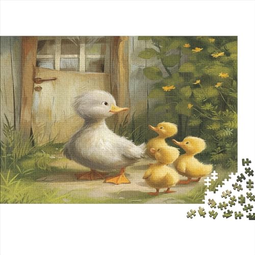 Gelbe Ente 1000 Teile Puzzle Für Erwachsene, Hochwertige Recycelbare Materialien Und Druck Puzzlespiel, Familienspiel, Geschenk Für Liebhaber Oder Freunde Puzzel 1000pcs (75x50cm) von BBQYNVKJR