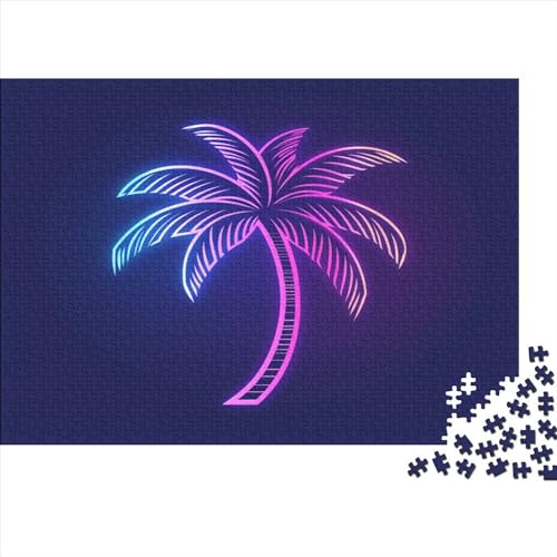 GloFlügel Coconut Tree 1000 Teile,Impossible Puzzle,GesKükenlichkeitsspiel Für Die Ganze Familie, Erwachsenen Puzzlespiel Puzzel 1000pcs (75x50cm) von BBQYNVKJR