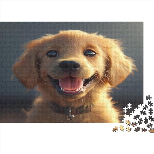 Golden Retriever Puzzle 1000 Teile, Erwachsene, Klassische Puzzle, Impossible Puzzle,Geschicklichkeitsspiel Für Die Ganze Familie Erwachsenenpuzzle Ab 14 Jahren Puzzel 1000pcs (75x50cm) von BBQYNVKJR