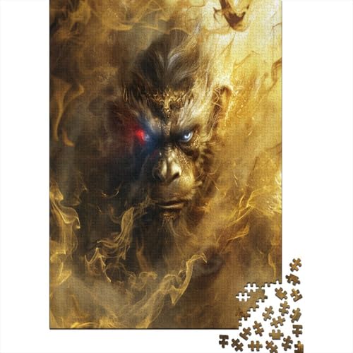 Gorilla Puzzle 1000 Teile Erwachsene Puzzles Für Erwachsene Klassische Puzzles 1000 Teile Erwachsene Puzzlespiel Schwer Pädagogisches Spielzeug Erwachsene Kinder Puzzel 1000pcs (75x50cm) von BBQYNVKJR