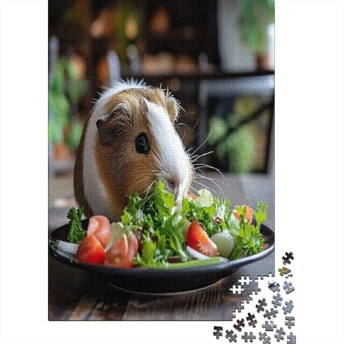 Guinea Schwein Puzzle 1000 Teile Puzzle Für Erwachsene Und Kinder Ab 14 Jahren Puzzel 1000pcs (75x50cm) von BBQYNVKJR