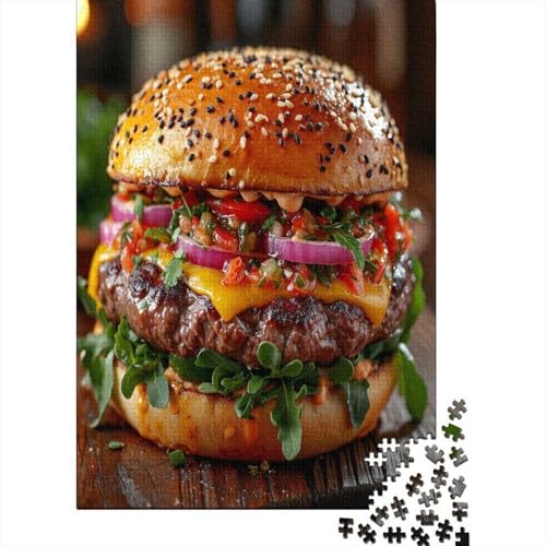 Hamburger Puzzle 1000 Teile Puzzle Für Erwachsene Und Kinder Ab 14 Jahren,Puzzlespiel Erwachsenen Puzzlespiel Puzzel 1000pcs (75x50cm) von BBQYNVKJR