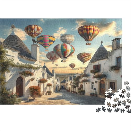 Heißluftballon Puzzle 1000 Teile Puzzle Erwachsene Schwieriges Schwer Puzzle Für Erwachsene Und Kinder Ab 14 Jahren Puzzel 1000pcs (75x50cm) von BBQYNVKJR